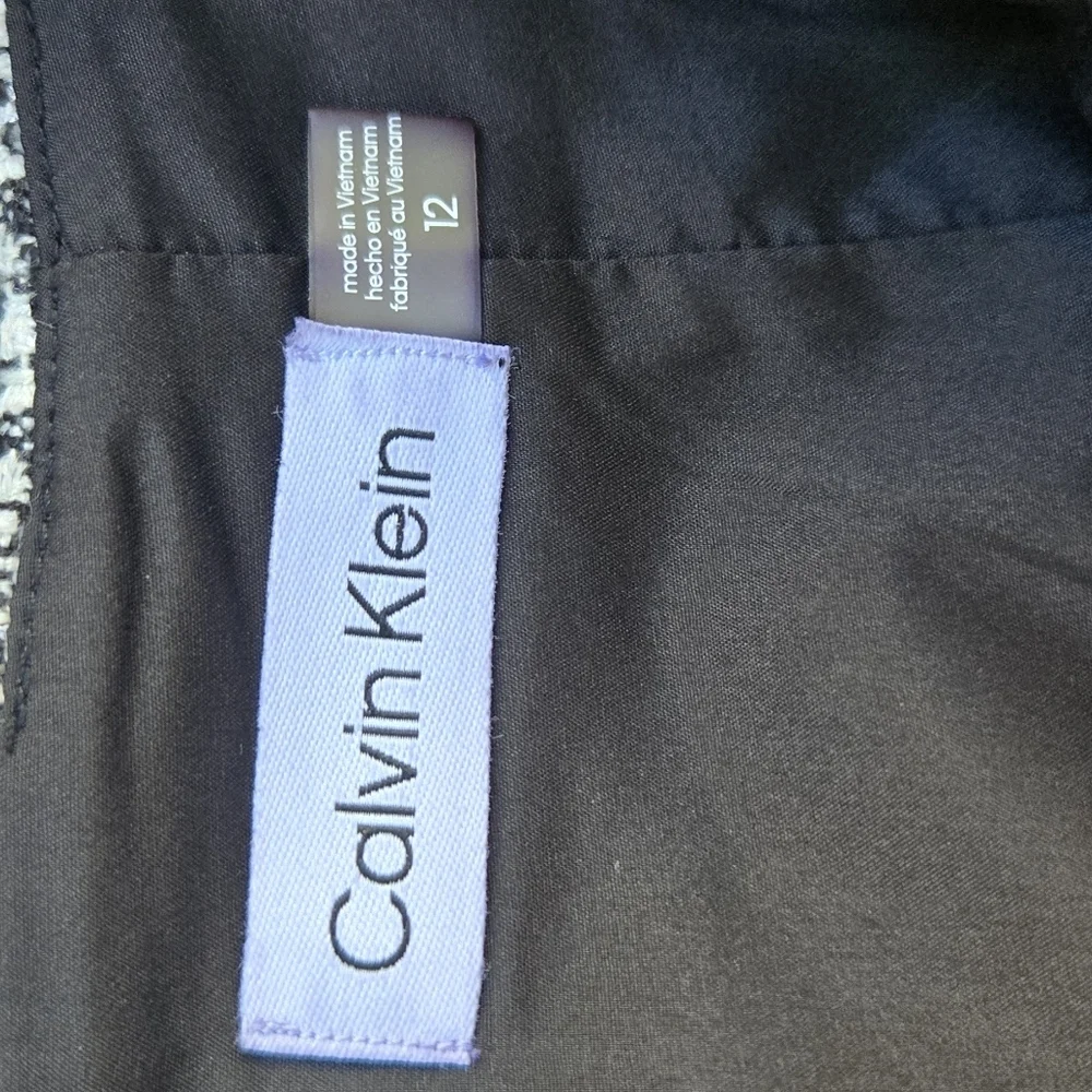 Calvin Klein Tweed Pencil Skirt